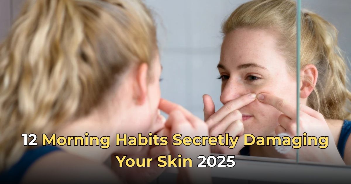 12 Morning Habits Secretly Damaging Your Skin 2025